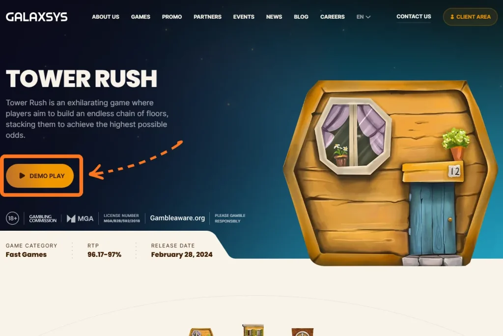 Tower Rush – Demo-Version starten